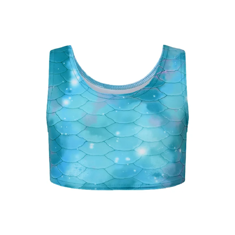 Don't Wait Aqua Daydreamer Crop Top