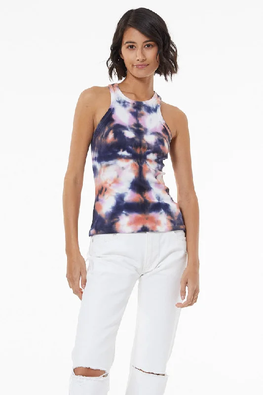 Best Seller Iggy Tank // Violet Kaleidoscope Wash