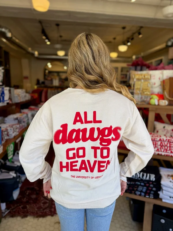 Weekend Specials Just for You All Dawgs Go To Heaven Sweatshirt