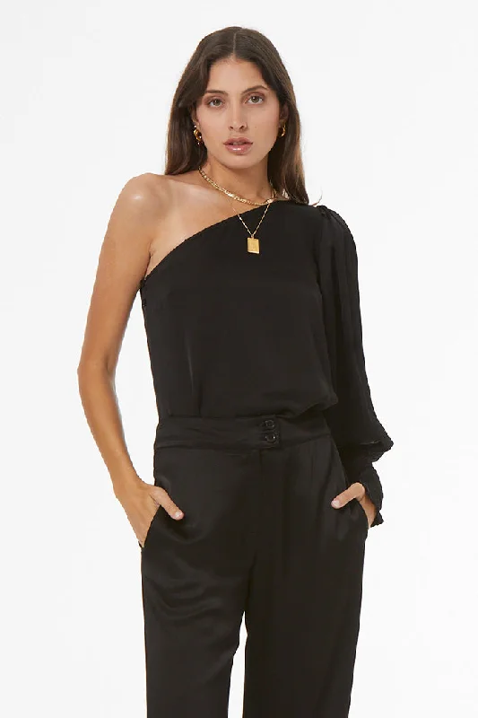 Super Sale Reevees Top // Black