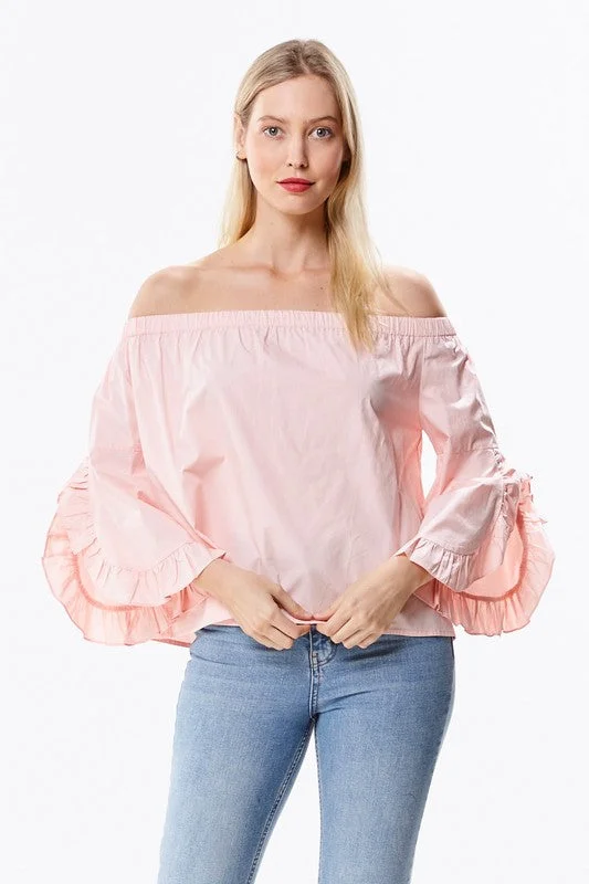 Great Deal Open Shoulder Blouse