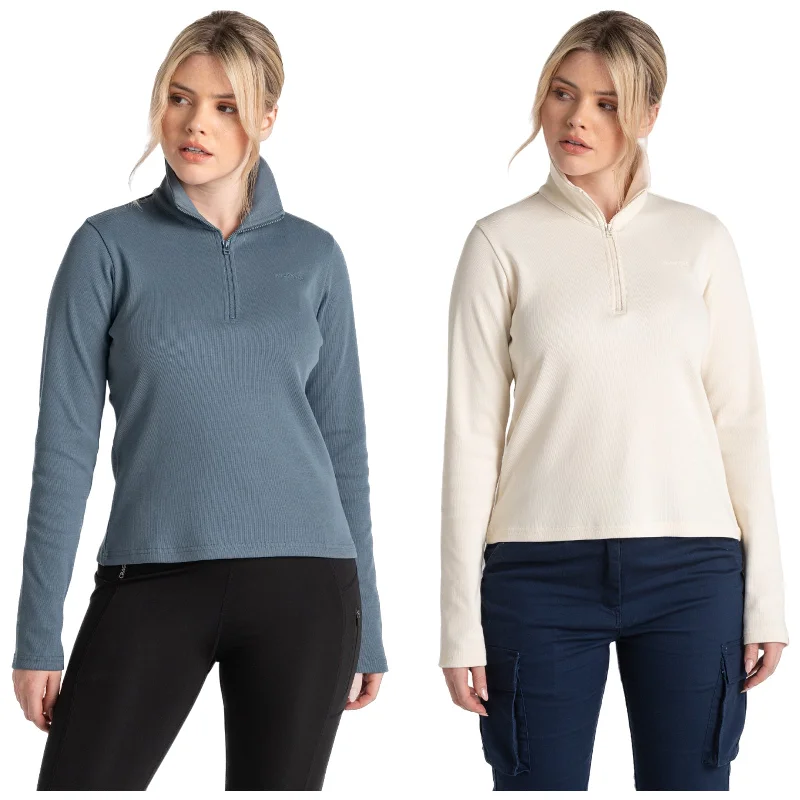 Crazy Deals Craghoppers Ladies Orlaith Half Zip Top