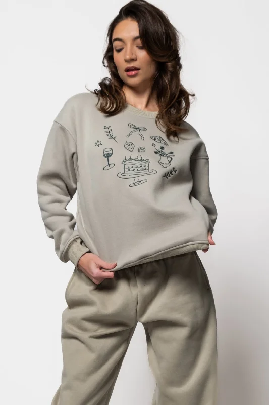 Weekend Savings Bonanza Bows and Bites Crewneck Sweatshirt
