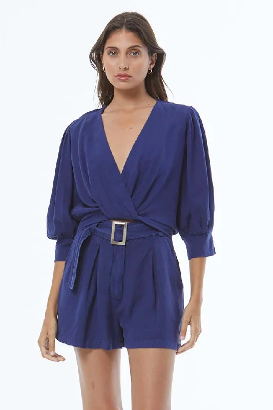 Super Discount Festival Top // Deep Cobalt Pigment ~ NO RETURNS