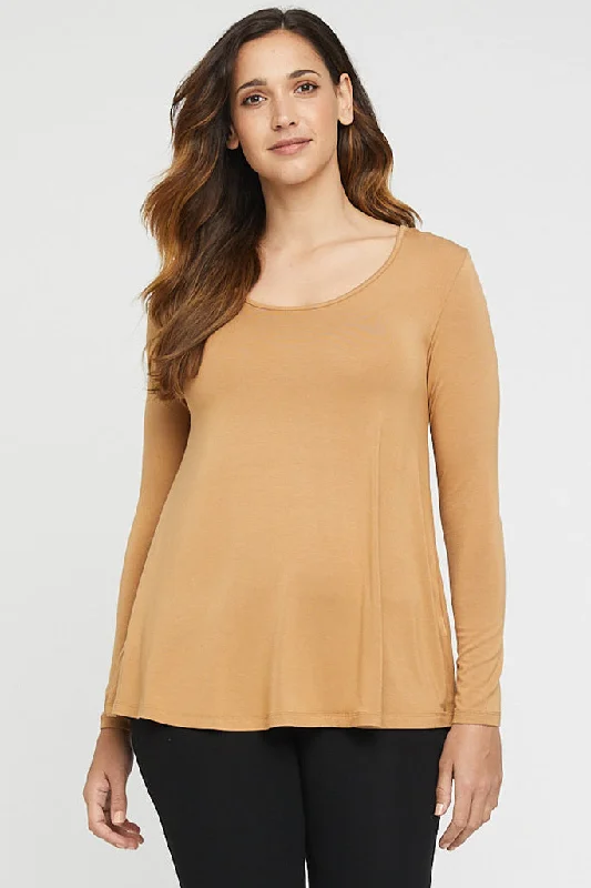 Year-End Clearance Paige Top - Biscuit
