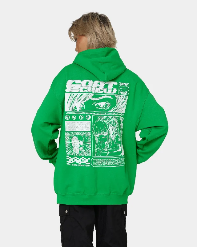 Weekend Offers That Shine Goat Crew Harajuku Hoodie Green