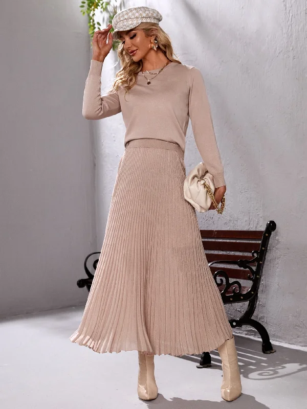 Weekend Shopping Extravaganza Elegant Plain Long Sleeve Round Neck Regular Women Sweater Weekend Shopping Extravaganza Elegant Plain Long Sleeve Round Neck Regular Women Sweater