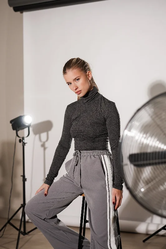 YEAR-End Clearance Coltrui met lange mouw grijs - Lynn