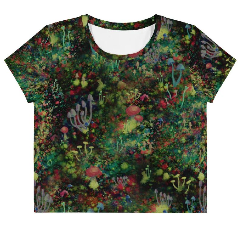 Today's Special Midnight Mushrooms Crop Tee