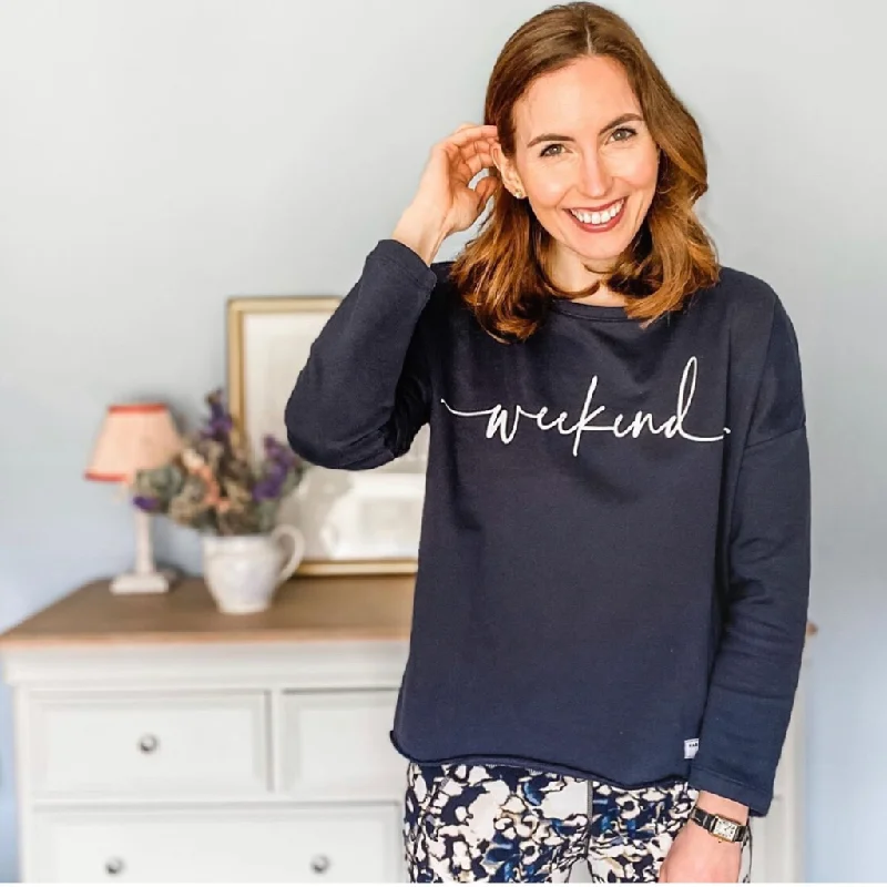Sale Alert Navy Weekend Sweatshirt