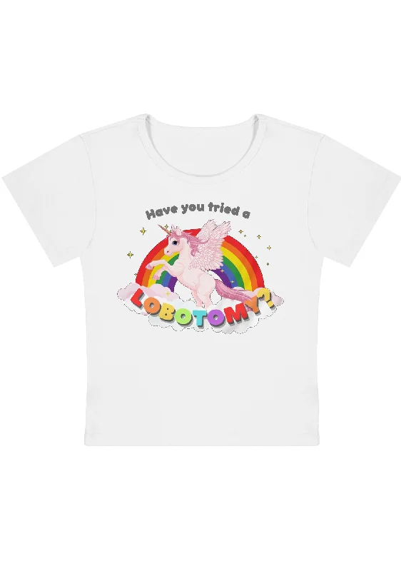 Weekend Specials to Enjoy Have You Tried A Lobotomy Y2K Baby Tee
