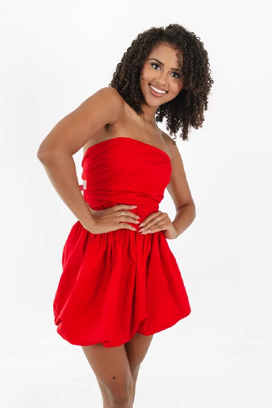 Savings Soar This Weekend Start All Over Dress - Red