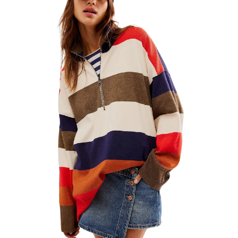 Weekend Discounts to Delight Coastal Stripe Pullover