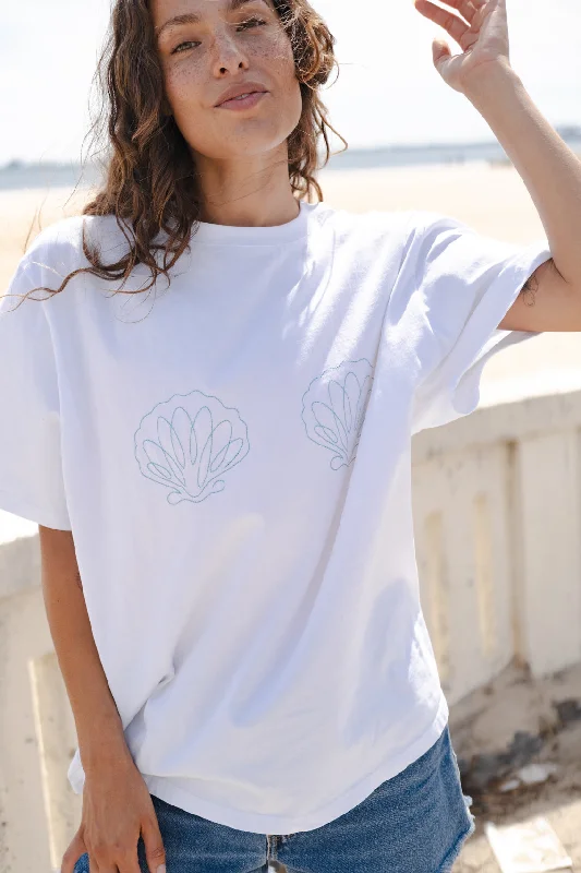 Big Deal ARIEL TEE - White/Mint