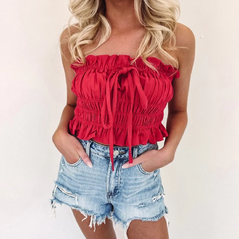 Now Available Darlene Crop Top
