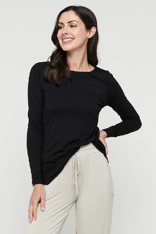 Weekend Discounts to Celebrate Margot Top - Black