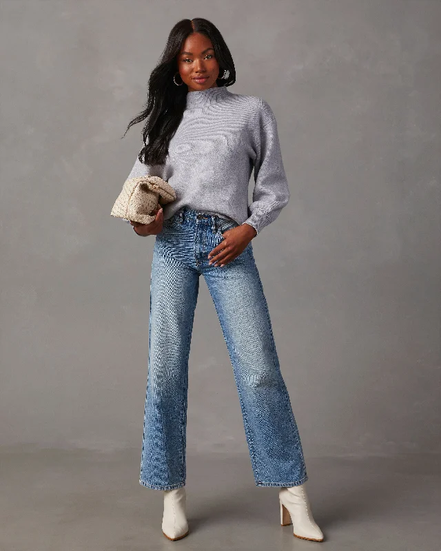 Year-End Sale Amsterdam Mock Neck Sweater