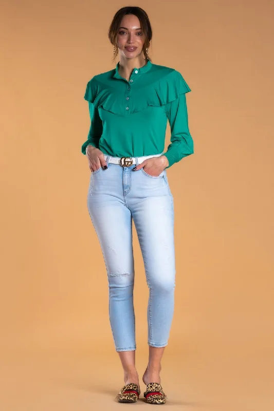 Daily Deals Brigitte Brianna Hudson Top