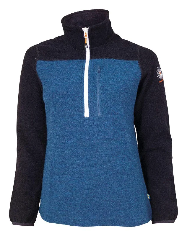 Weekend Bargains to Snag ZELDA HALF ZIP  — ELECTRIC BLUE