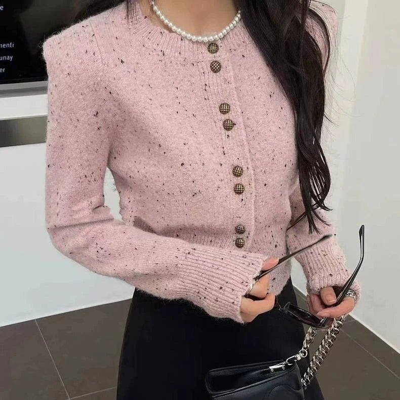 Weekend Savings Spectacular 2024 Spring lady fashionable new arrival crew neck long sleeve coat regular model sweater cardigan Weekend Savings Spectacular 2024 Spring lady fashionable new arrival crew neck long sleeve coat regular model sweater cardigan