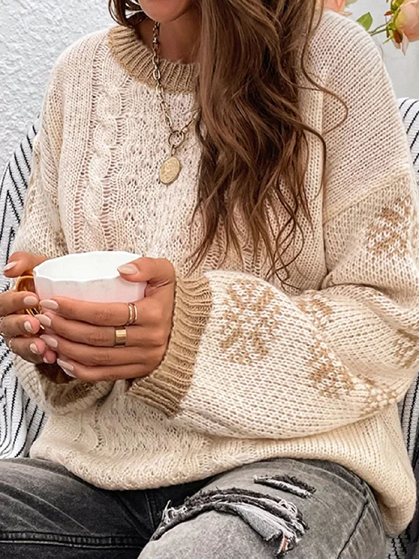 Special Price Casual Graphic Long Sleeve Regular Women Sweater