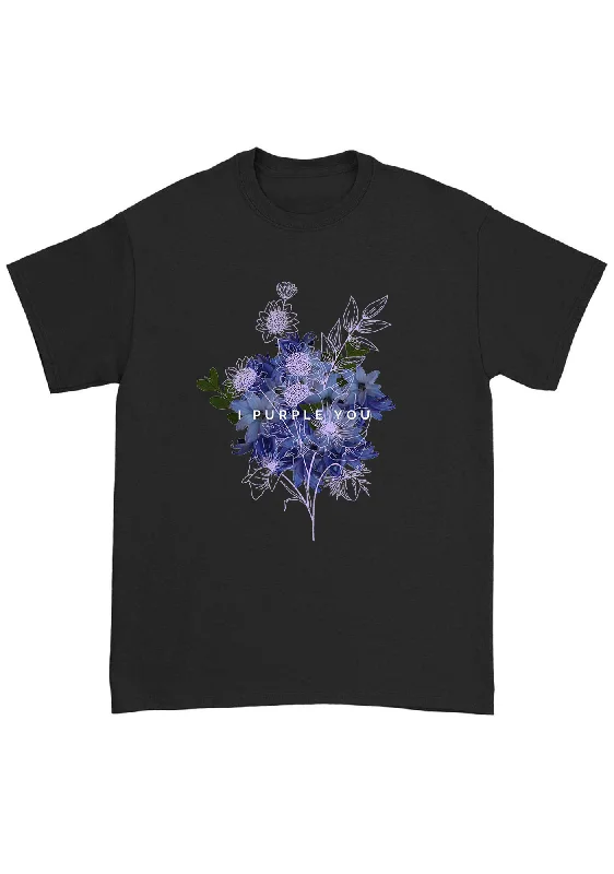 Weekend Savings Spectacle I Purple You Bangtan Kpop Chunky Shirt