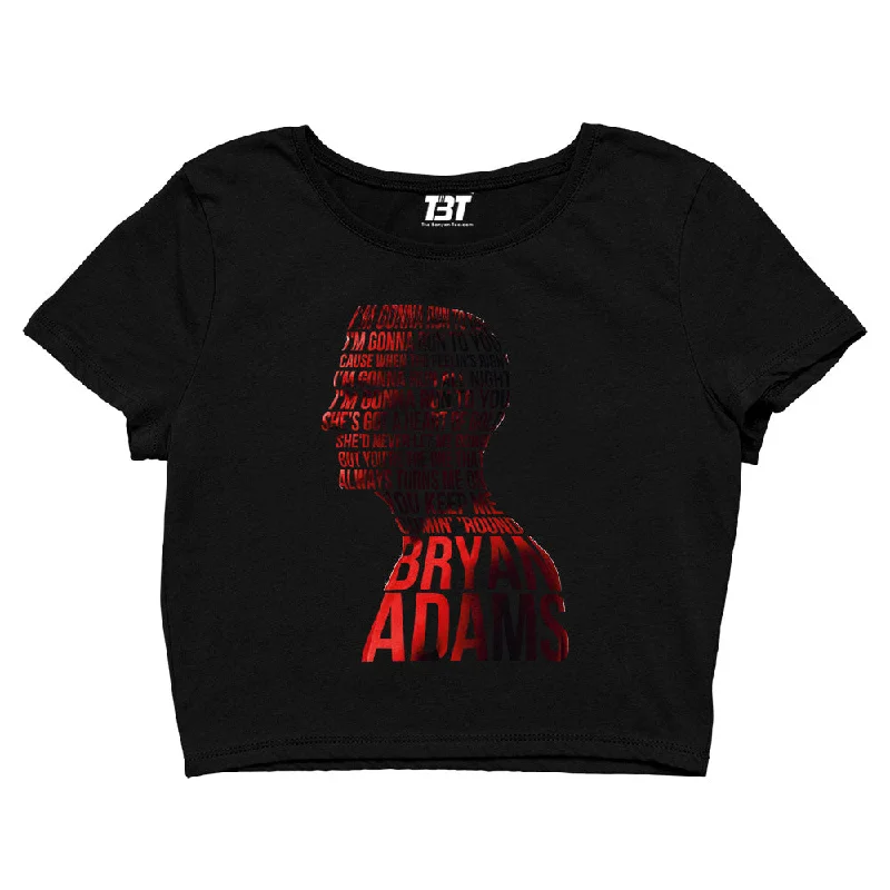 Savings Soar This Weekend Bryan Adams Crop Top - Run To You