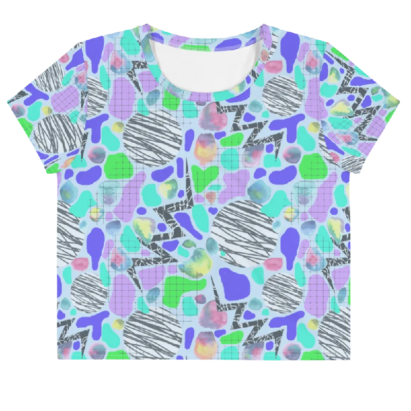 Instant Savings Electric Party Blues Crop Tee