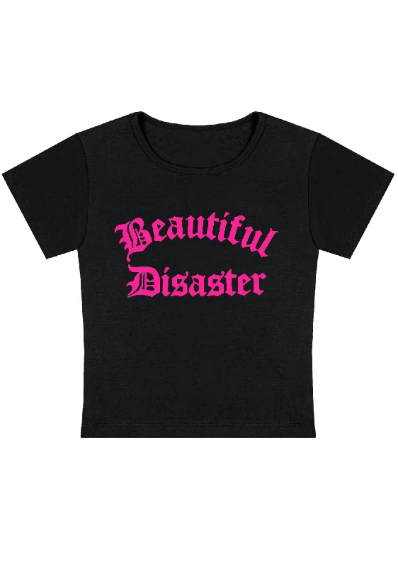 Weekend Savings Spectacle Beautiful Disaster Y2K Baby Tee