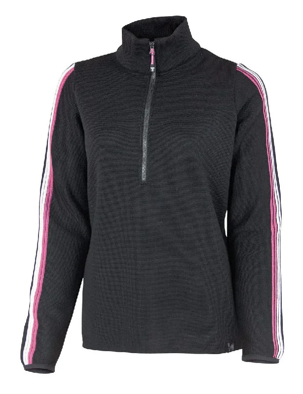 Markdowns LINDSEY HALF ZIP  — BLACK