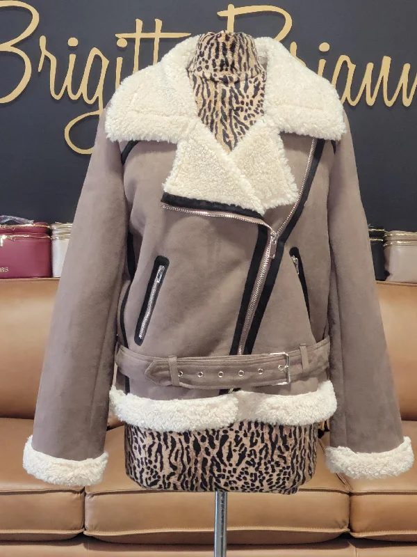 Price Break Kerrigan Sherpa Moto Jacket