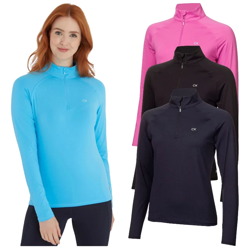 Major Savings Calvin Klein Ladies Bolina Half Zip Top