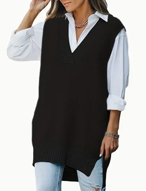 Pay Less V-Neck Sweater Vest