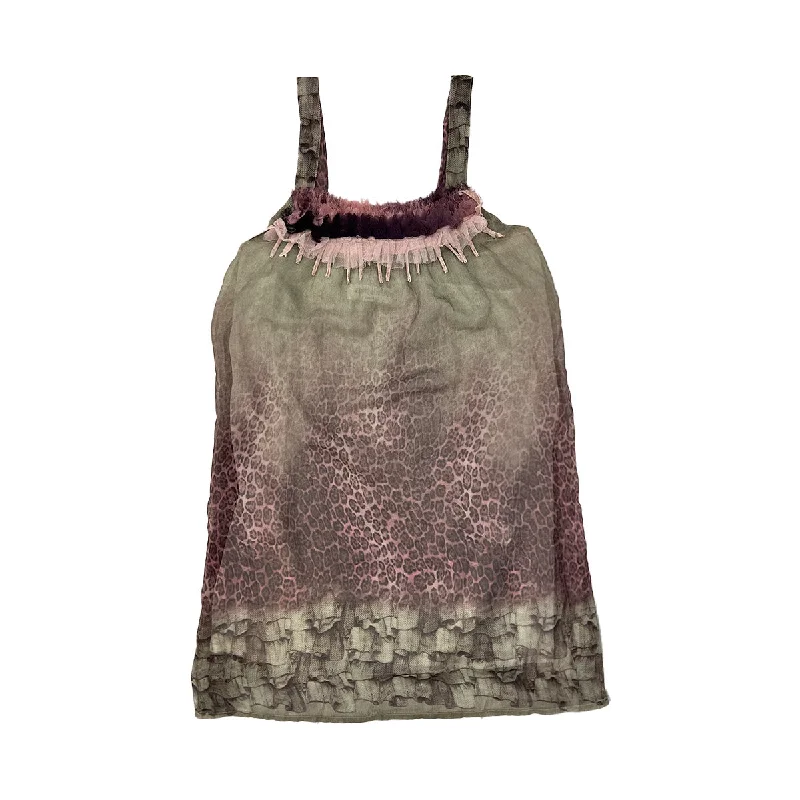 Weekend Specials to Delight Leopard Mesh Print Camisole