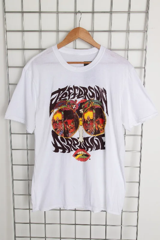 Inventory Reduction Daisy Street Licensed Relaxed T-Shirt With Jefferson Airplane Print