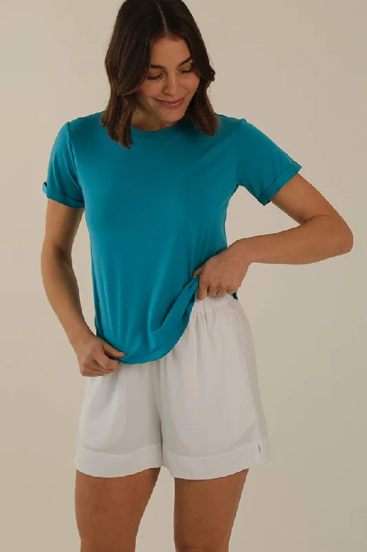 Buy Now Shorter Bamboo Tee - Teal