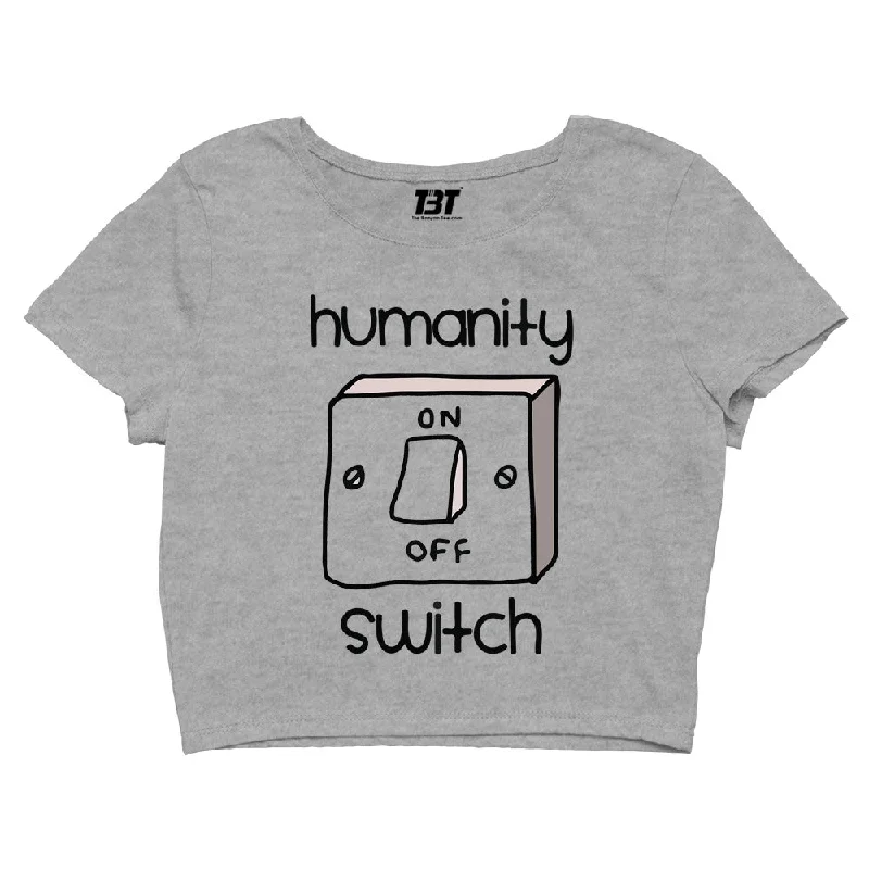 Weekend Bargains to Love The Vampire Diaries Crop Top - Humanity Switch