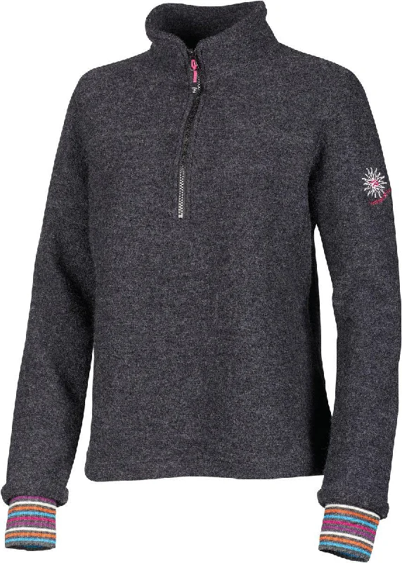 Buy Now DINA HALF ZIP, 100% WOLLE  — GRAPHITE MARL