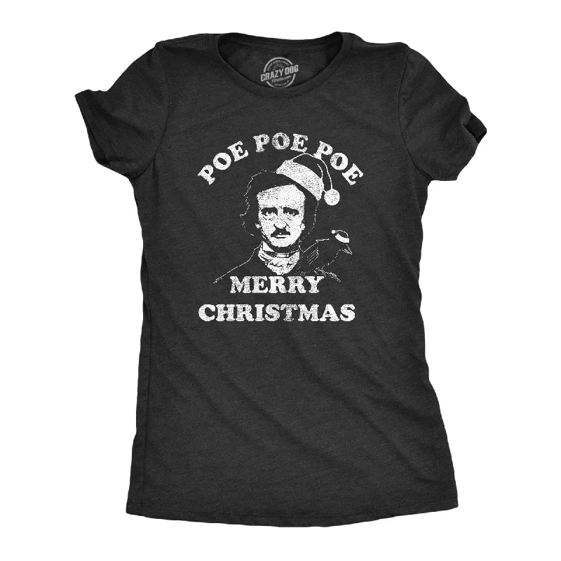 One-DAY Sale Poe Poe Poe Merry Christmas Women's T Shirt