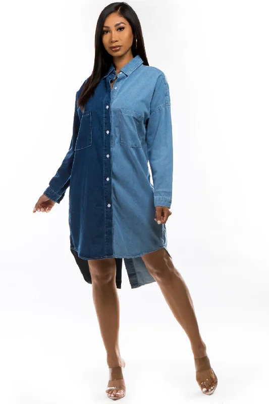 Weekend Offers That Amaze Kaia Two Tone Tunic