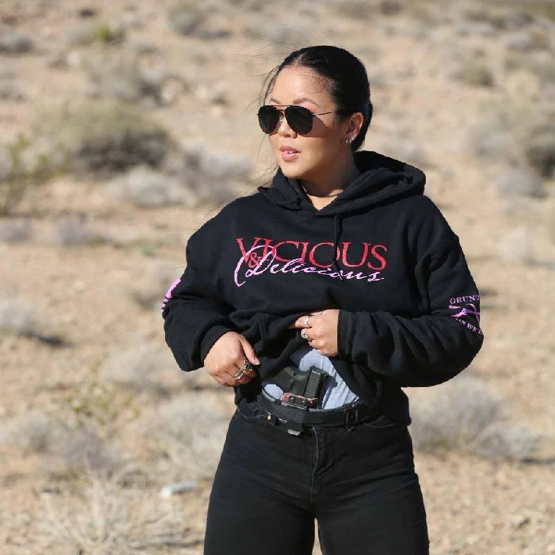 Bonus Savings Women's Vicious & Delicious Hoodie - Black