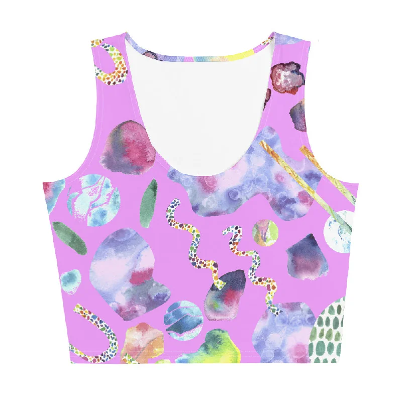 Fantastic Deals Bubblegum Garden Crop Top