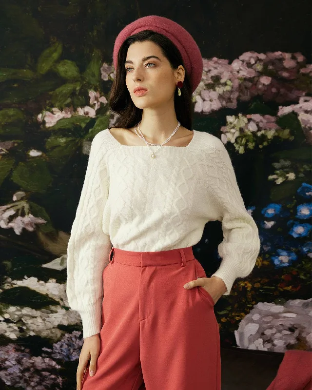 Weekend Bargains to Grab The Romance Cable Knit Crew Sweater