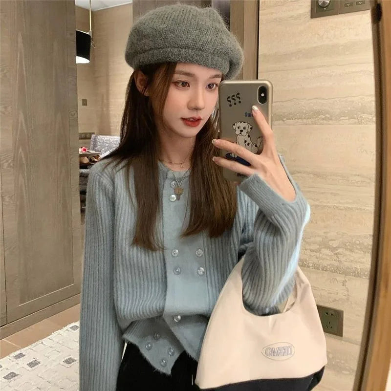 Weekend Sale: Don't Miss Out 2024 Spring lady fashionable new arrival crew neck long sleeve coat gentle style sweater cardigan Weekend Sale: Don't Miss Out 2024 Spring lady fashionable new arrival crew neck long sleeve coat gentle style sweater cardigan