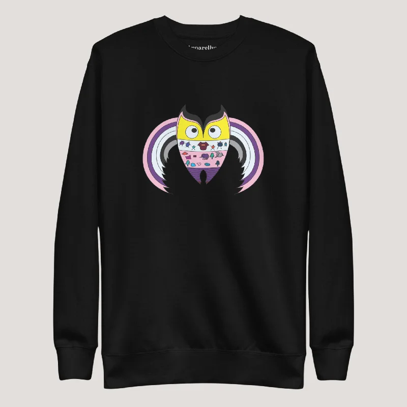 Sale Event Fun and Playful Owl Sweatshirt Design, Premium Quality and Stylish, Cozy Sweater, Graphic Sweater