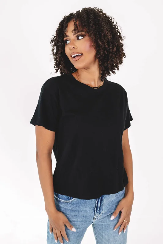 Overstock Clearance Z Supply Go To Tee - Black