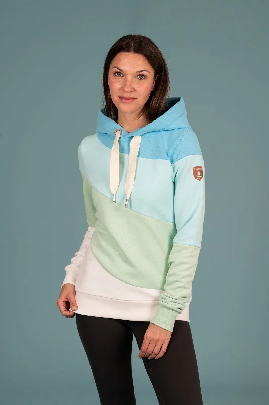 New Deals Solo Colorblock Hoodie Pool Mix