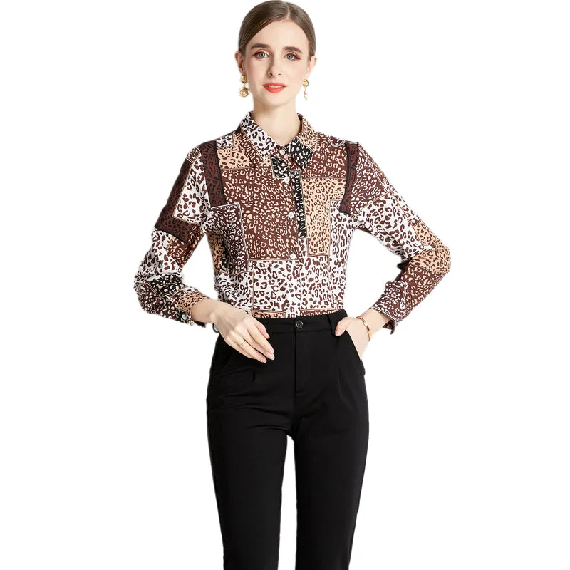 Flash Sale New Print Long Sleeve Shirt XC3305032