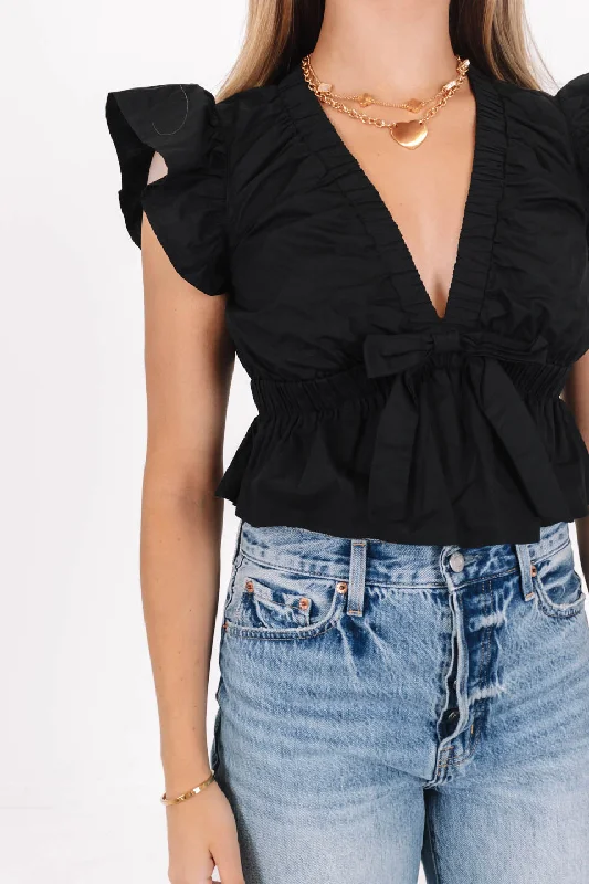 Weekend Deals That Impress Best Kept Secret Top - Black