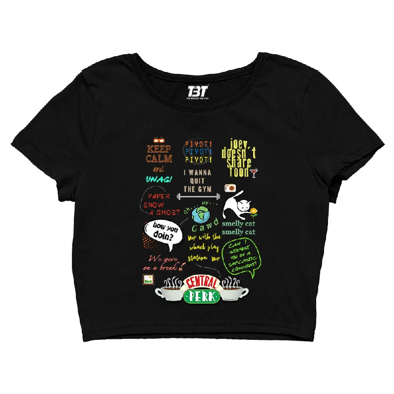 Fantastic Deals Friends Crop Top - Doodle
